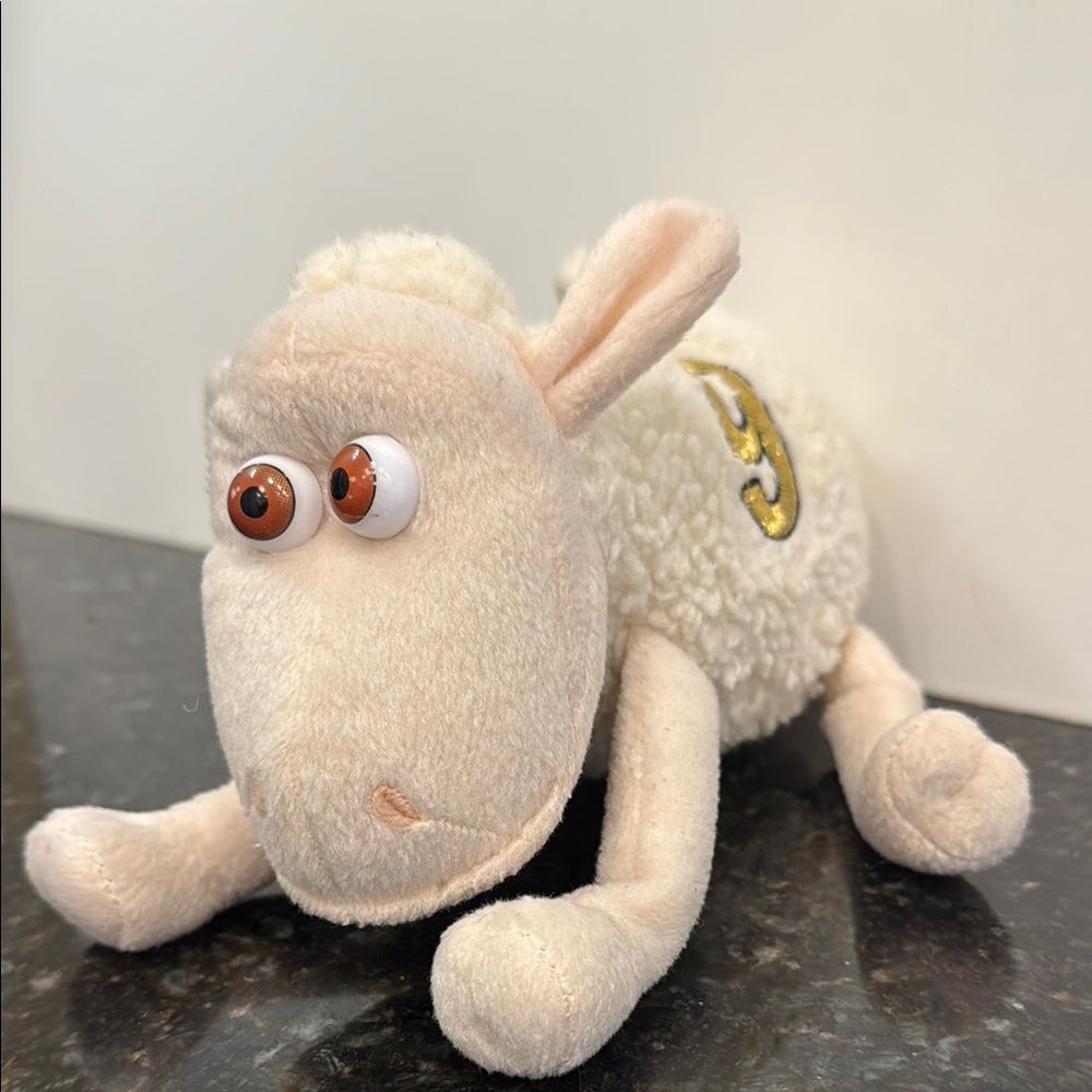 Vtg Serta Home Counting Sheep #9 Plush Stuffed Animal 8" Lamb Curto Toy